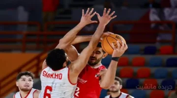 الأهلي يضع قدمًا في النهائي بفوز مثير على سبورتنج بدوري مرتبط السلة 1